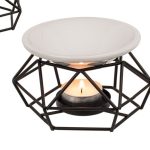 Κεραμικός αρωματιστής σε Μεταλλική Βάση Στήριξης- 12 x 8 cm