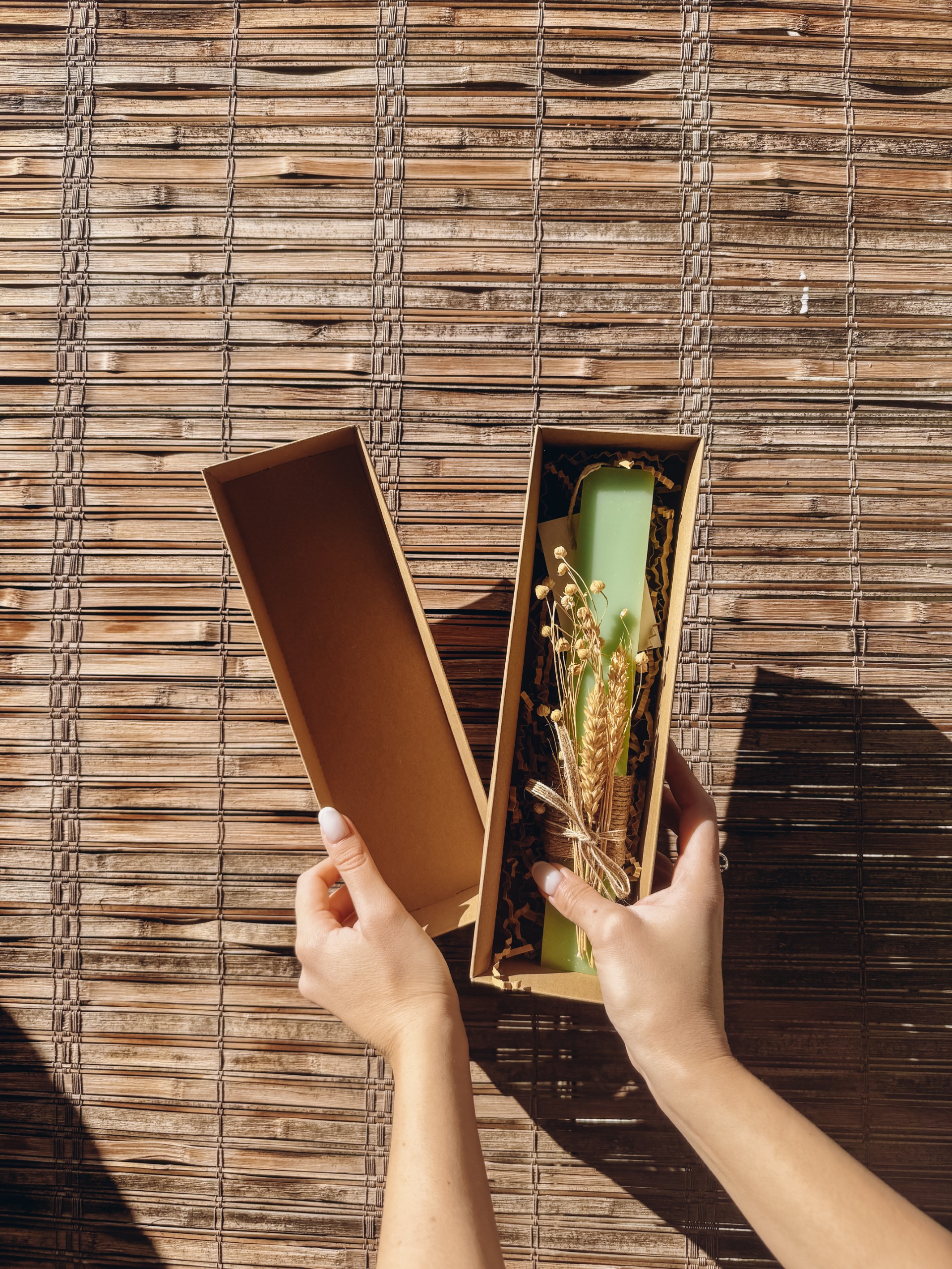 thumbnail_IMG_4149 Πασχαλινή λαμπάδα #πρασινο - Image 1