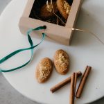 wax melt κουτί με μελομακάρονα