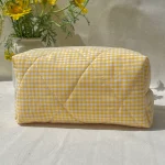 Κίτρινο picnic makeup bag/ big
