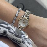 rose 2 ατσάλινο ρολόι